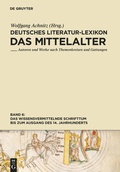 Cover: Das wissensvermittelnde Schrifttum bis zum Ausgang des 14. Jahrhunderts - De Gruyter