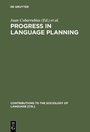 Cover: Progress in Language Planning - De Gruyter