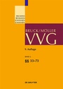 Cover: VVG / §§ 33-73 - De Gruyter