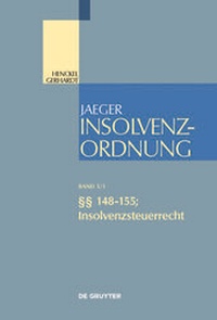 Abbildung von: Insolvenzordnung / §§ 148-155; Insolvenzsteuerrecht - De Gruyter