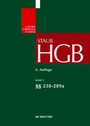 Cover: Handelsgesetzbuch / §§ 238-289a - De Gruyter