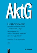 Cover: Aktiengesetz / &sect;&sect; 256, 257 - De Gruyter