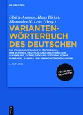 Cover: Variantenw&ouml;rterbuch des Deutschen - De Gruyter Mouton