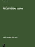 Cover: Philological Essays - De Gruyter Mouton
