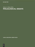 Cover: Philological Essays - De Gruyter Mouton