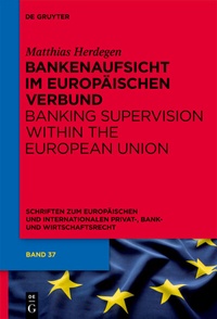 Abbildung von: Bankenaufsicht im Europäischen Verbund - De Gruyter
