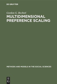 Enlarge image Cover: Multidimensional preference scaling - De Gruyter Mouton