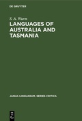 Cover: Languages of Australia and Tasmania - De Gruyter Mouton