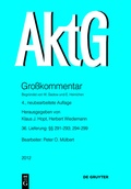 Abbildung von: Aktiengesetz / §§ 291-293, 294-299 - De Gruyter