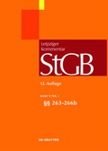 Cover: Strafgesetzbuch. Leipziger Kommentar / &sect;&sect; 263-266b - De Gruyter