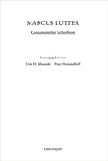 Cover: Marcus Lutter. Gesammelte Schriften - De Gruyter