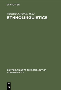 Abbildung von: Ethnolinguistics - De Gruyter Mouton
