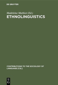 Abbildung von: Ethnolinguistics - De Gruyter Mouton