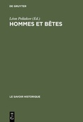 Cover: Hommes et b&ecirc;tes - De Gruyter Mouton