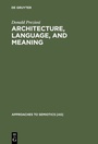 Cover: Architecture, Language, and Meaning - De Gruyter Mouton