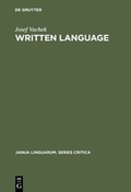 Cover: Written Language - De Gruyter Mouton