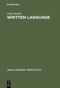 Cover: Written Language - De Gruyter Mouton