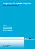 Cover: Languages for Special Purposes - De Gruyter Mouton