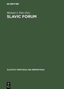 Cover: Slavic Forum - De Gruyter Mouton