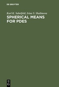 Cover: Spherical Means for PDEs - De Gruyter