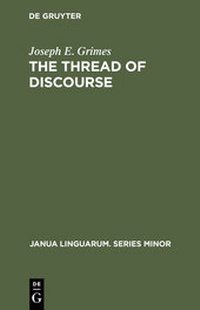 Abbildung von: The Thread of Discourse - De Gruyter Mouton