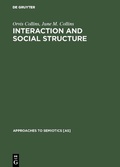 Cover: Interaction and Social Structure - De Gruyter Mouton