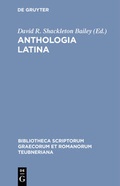 Cover: Anthologia Latina - De Gruyter