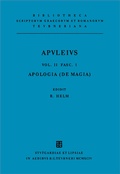 Cover: Apuleius Platonicus Madaurensis: Apulei Platonici Madaurensis opera quae supersunt / Pro se de magia liber (Apologia) - De Gruyter