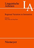 Cover: Regional Variation in Intonation - De Gruyter