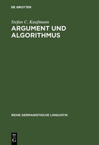 Abbildung von: Argument und Algorithmus - De Gruyter
