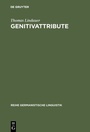 Cover: Genitivattribute - De Gruyter