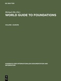 Cover: World Guide to Foundations / Europe - De Gruyter