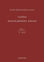Cover: Lexikon deutsch-jüdischer Autoren / A - Benc - De Gruyter