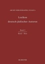 Cover: Lexikon deutsch-jüdischer Autoren / Bend - Bins - De Gruyter