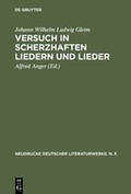 Cover: Versuch in Scherzhaften Liedern und Lieder - De Gruyter