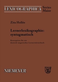 Abbildung von: Lernerlexikographie: syntagmatisch - De Gruyter