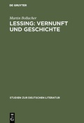 Cover: Lessing: Vernunft und Geschichte - De Gruyter