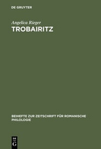 Enlarge image Cover: Trobairitz - De Gruyter