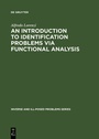 Cover: An Introduction to Identification Problems via Functional Analysis - De Gruyter
