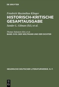 Cover: Der Weltmann und der Dichter - De Gruyter