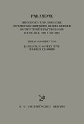 Cover: Paramone - De Gruyter