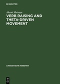 Cover: Verb Raising and Theta-Driven Movement - De Gruyter