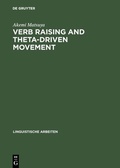 Cover: Verb Raising and Theta-Driven Movement - De Gruyter
