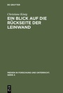 Cover: Ein Blick auf die Rückseite der Leinwand - De Gruyter