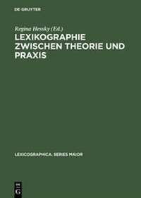 Abbildung von: Lexikographie zwischen Theorie und Praxis - De Gruyter