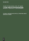 Cover: Reviews and Critical Literature about Individual Works - De Gruyter Saur