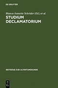 Cover: Studium declamatorium - De Gruyter