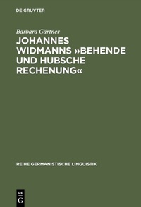 Abbildung von: Johannes Widmanns »Behende und hubsche Rechenung« - De Gruyter