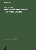 Cover: Wissenserwerb und Raumreferenz - De Gruyter