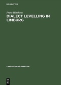 Cover: Dialect Levelling in Limburg - De Gruyter